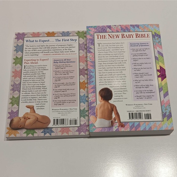 What To Expect Before You're Expecting & First Year (Paperback) - Baby Books Lot - Picture 2 of 12